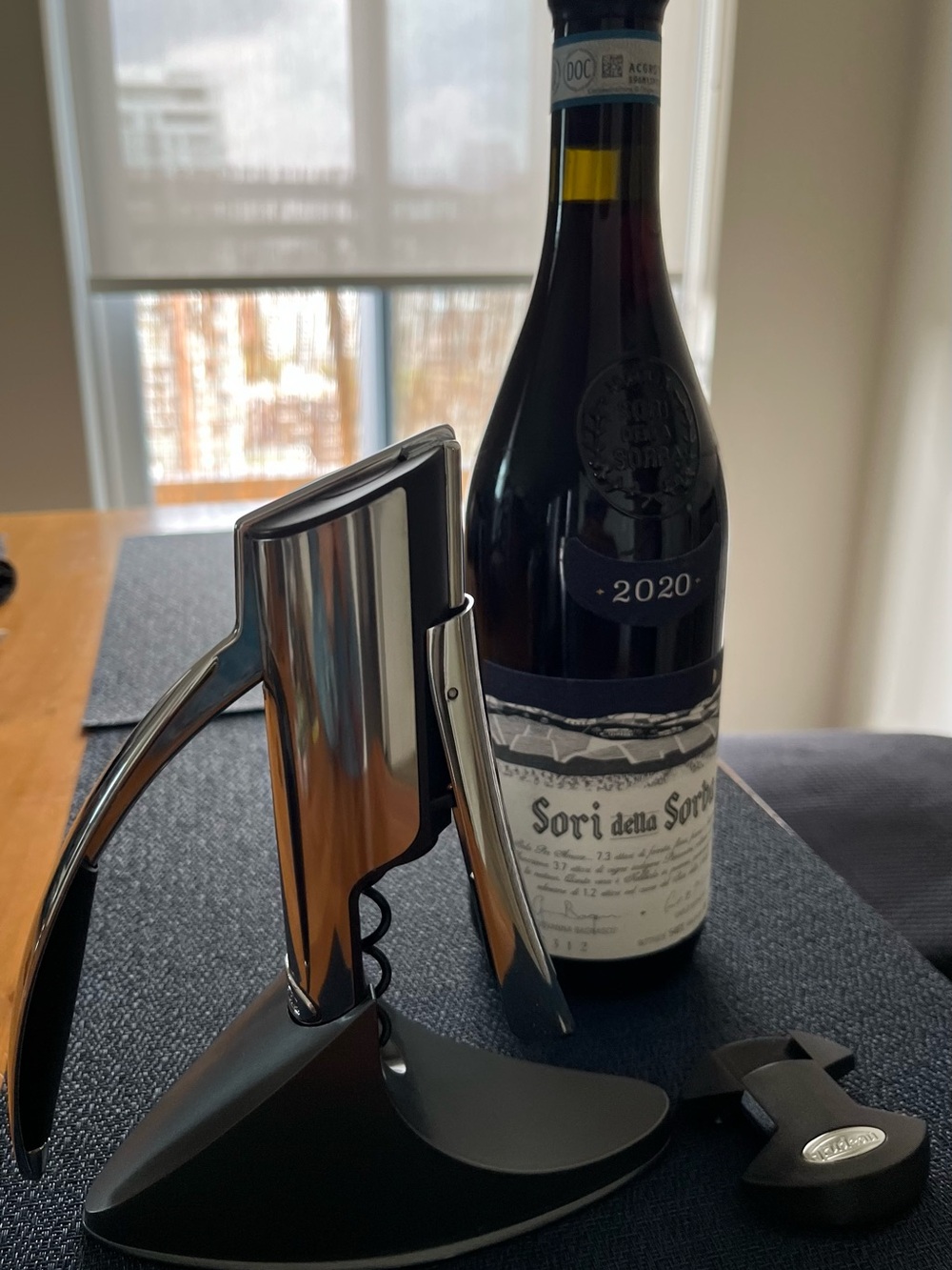 Rabbit Lever-Style Corkscrew Wine Opener